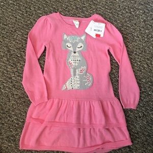 Gymboree fox dress NWT